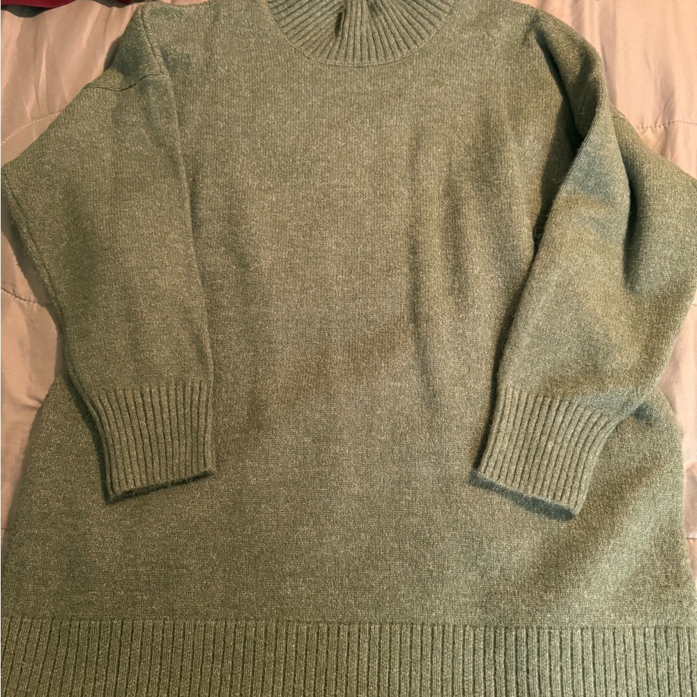Women's Green Sweater Dress